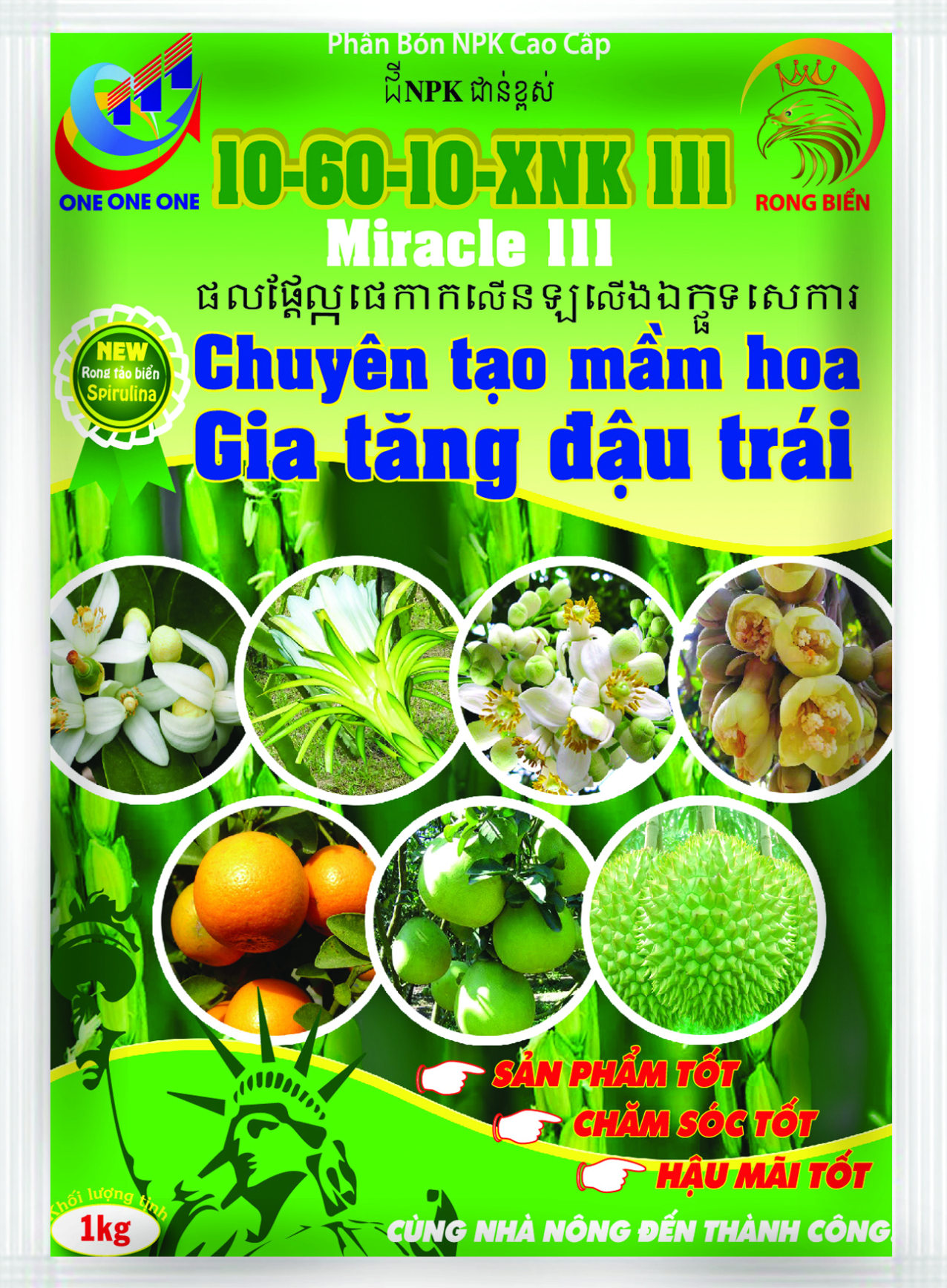 10-60-10 XNK 111 Chuyên Gia Tạo Mầm - Gia Tăng Đậu Trái 567Gr
