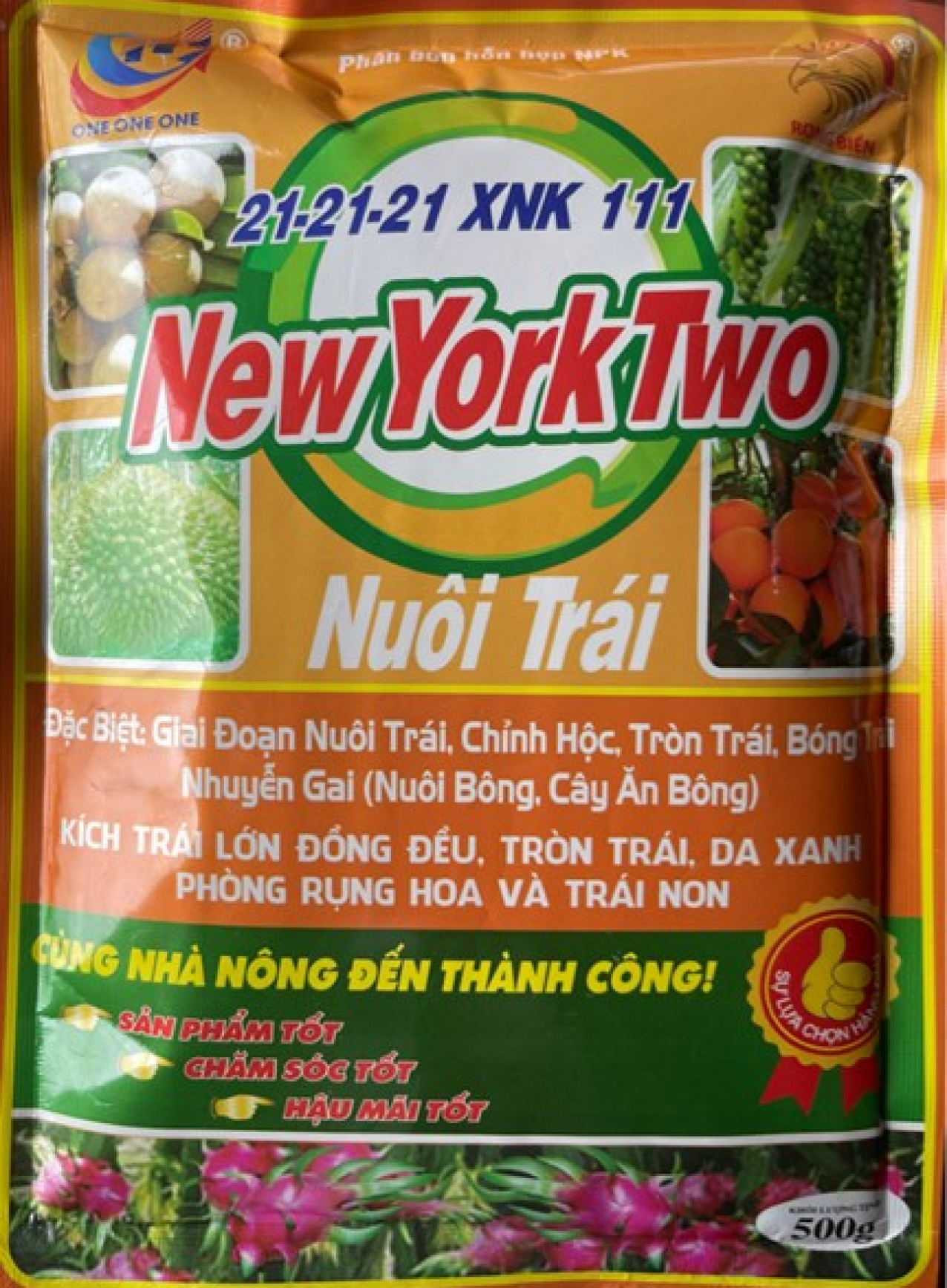 21-21-21 XNK 111 NewYorkTwo Nuôi Trái 500Gr