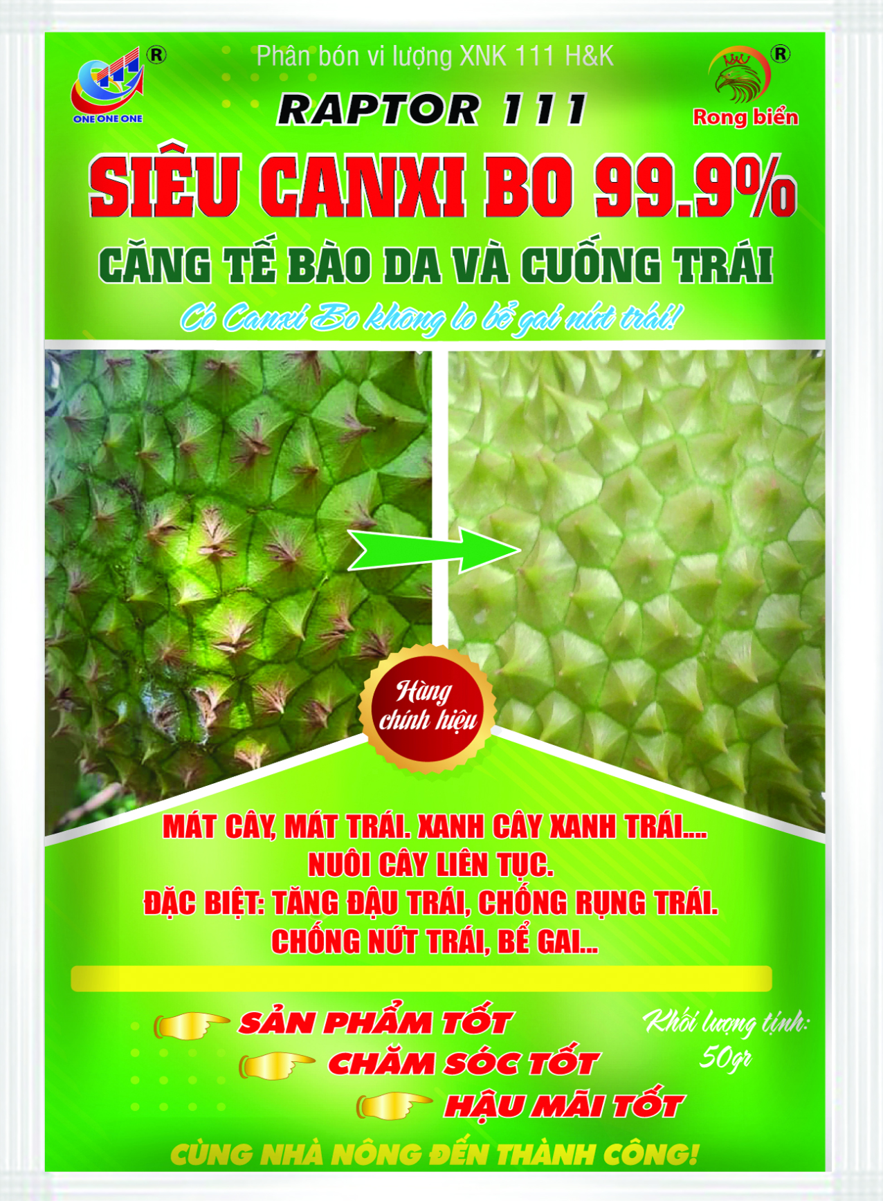 Siêu Canxi BO 99.9% Tăng Tế Bào Da và Cuống Trái 500Gr