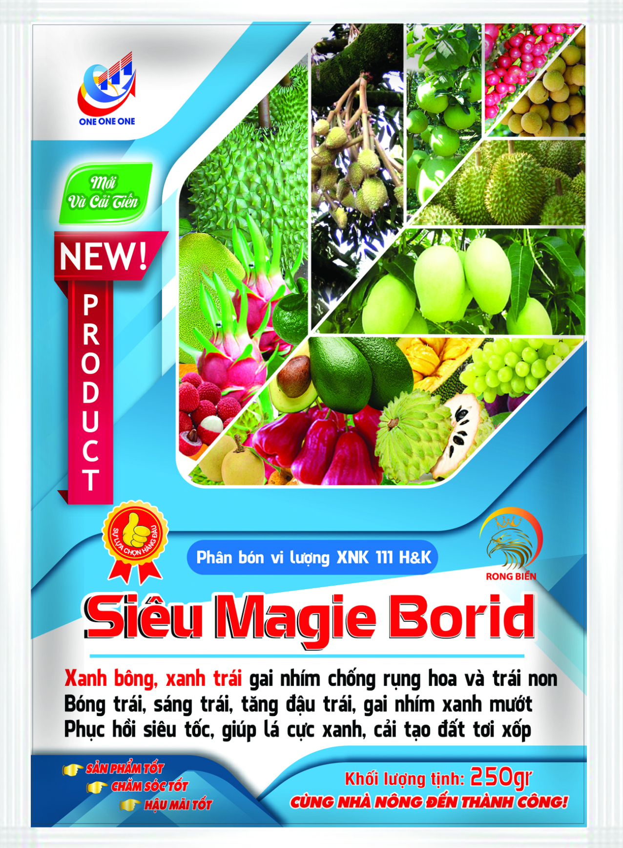 Siêu Magie Borid Xanh Bông, Xanh Trái 250Gr