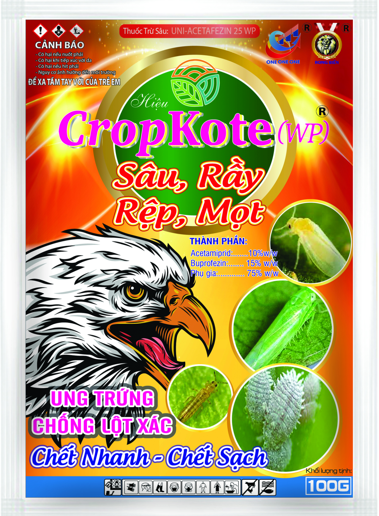 CROPKOTE RẦY NÂU, SÂU, RỆP, MỌT, UNG TRỨNG, CHỐNG LỘT XÁC