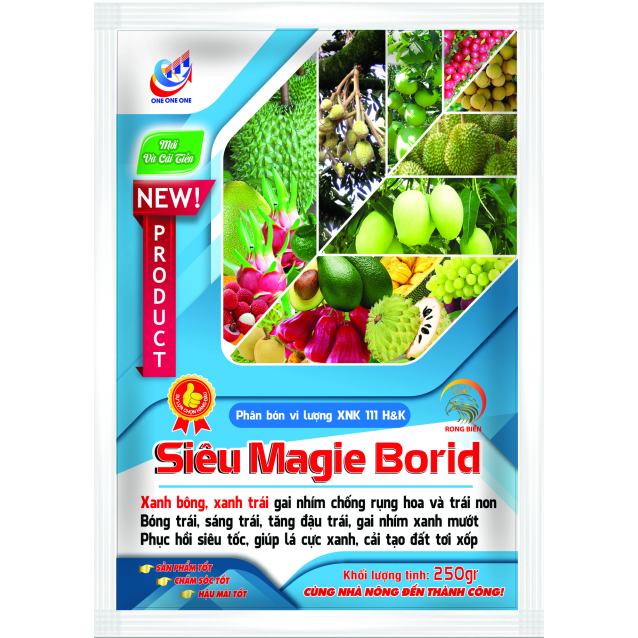 Siêu Magie Borid Xanh Bông, Xanh Trái 250Gr